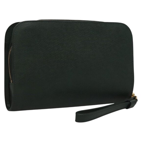 LOUIS VUITTON Taiga Baikal Clutch Bag Epicea M30184 LV Auth 117099 - Picture 1 of 16